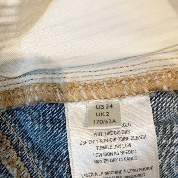 NWOT Free People Jeans 24 We The Free Naomi Floral Flare FP1 - Picture 8 of 10